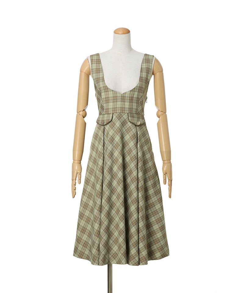 beige×green