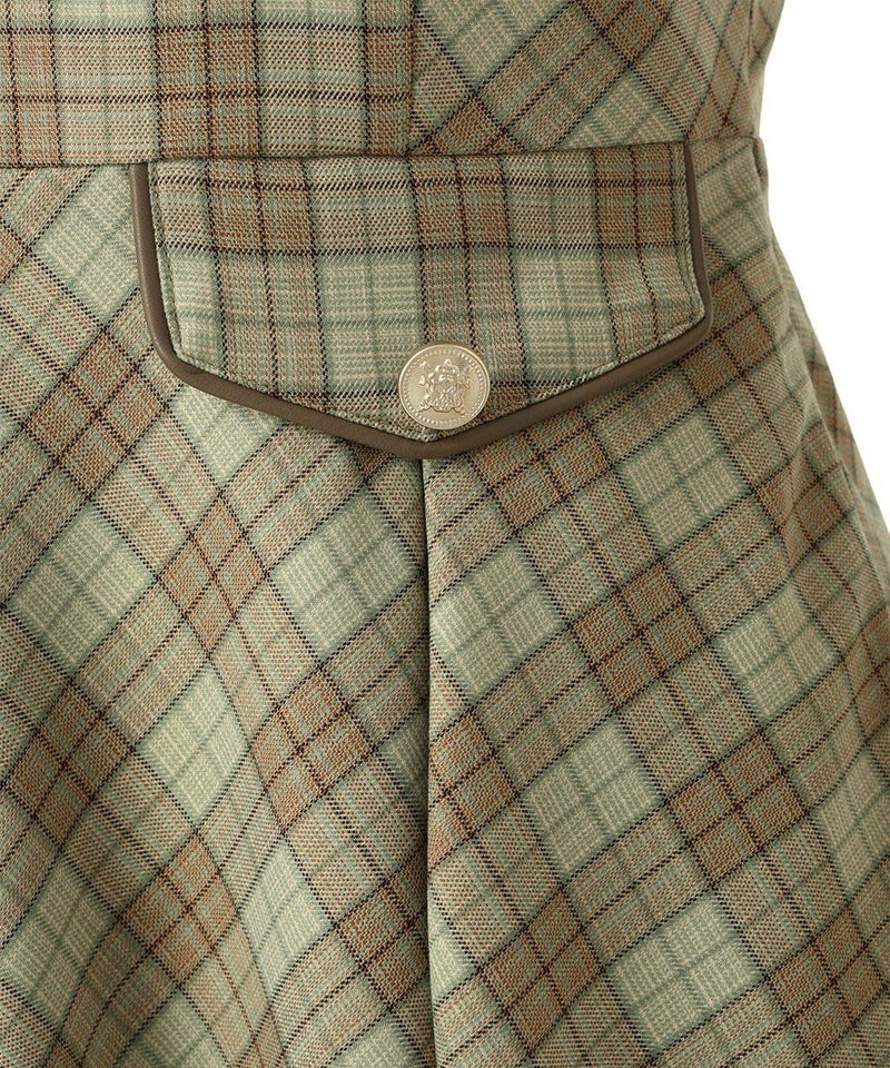 フェイクポケット (beige×green)