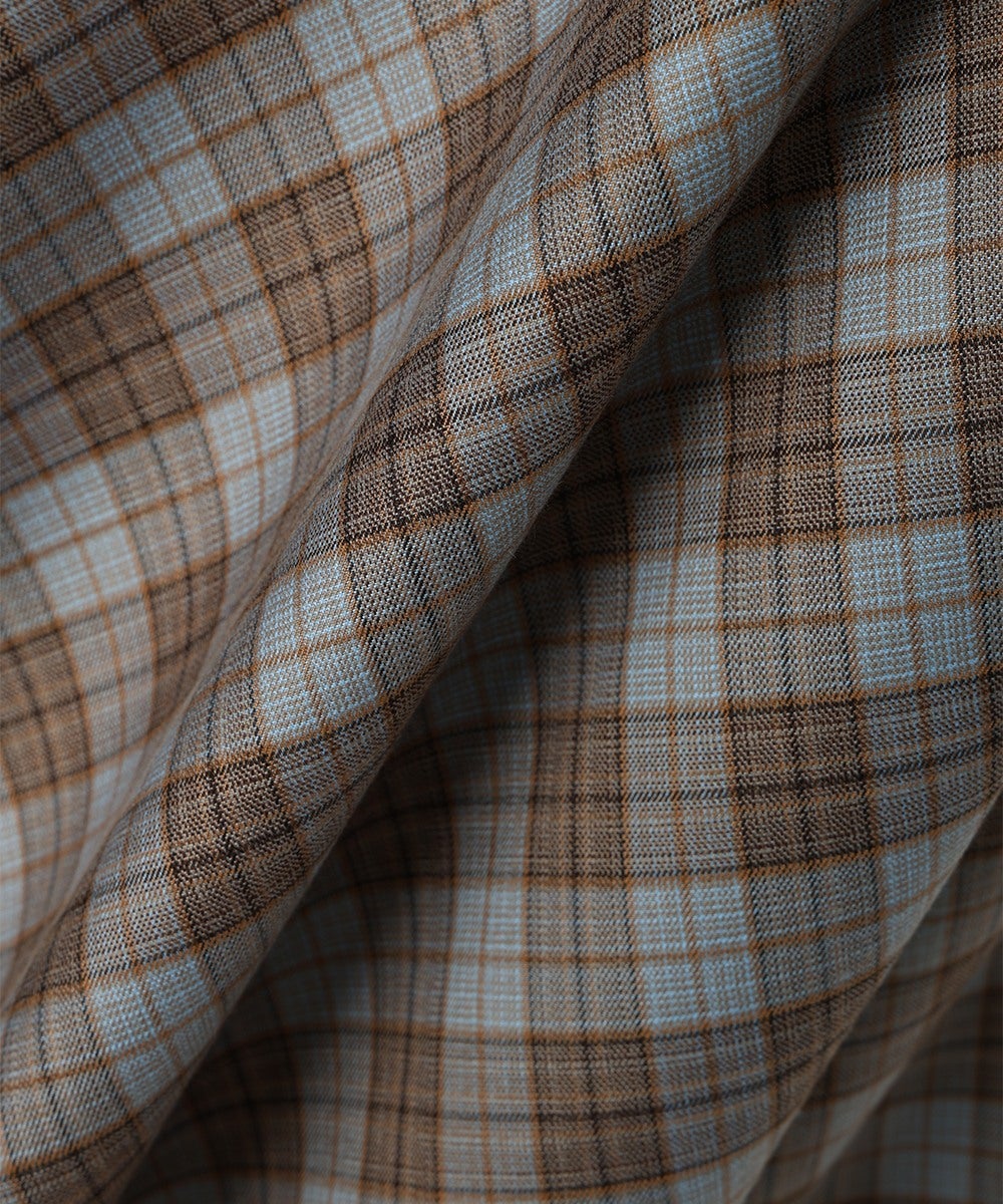 生地アップ (beige×blue)