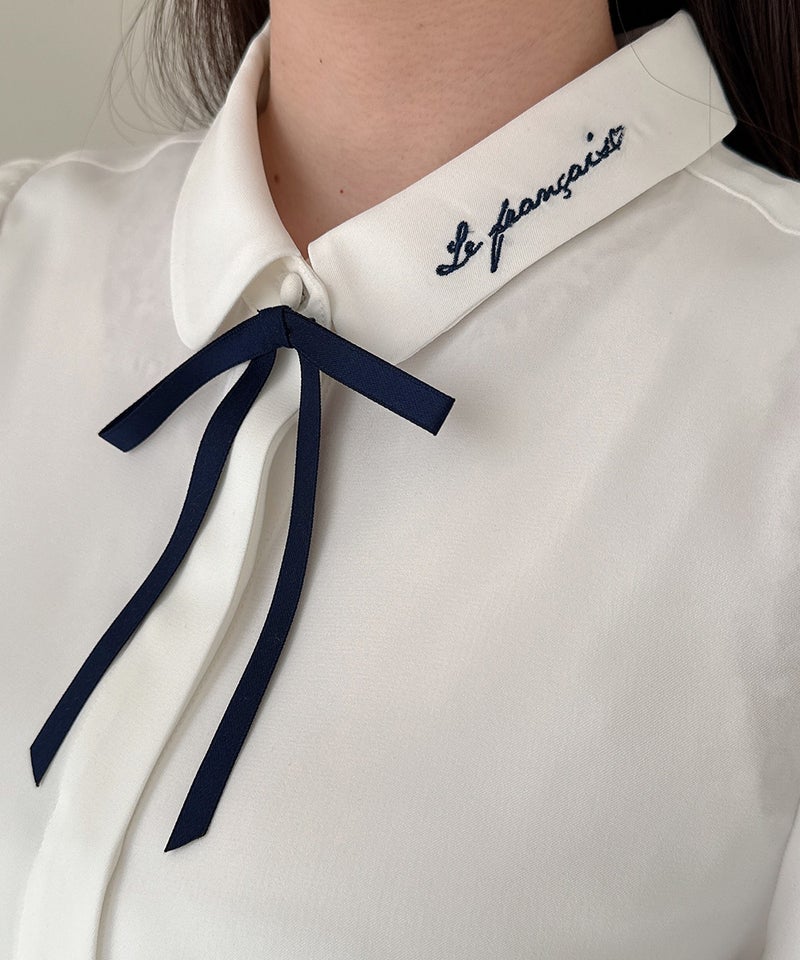 off white×navy / 158cm