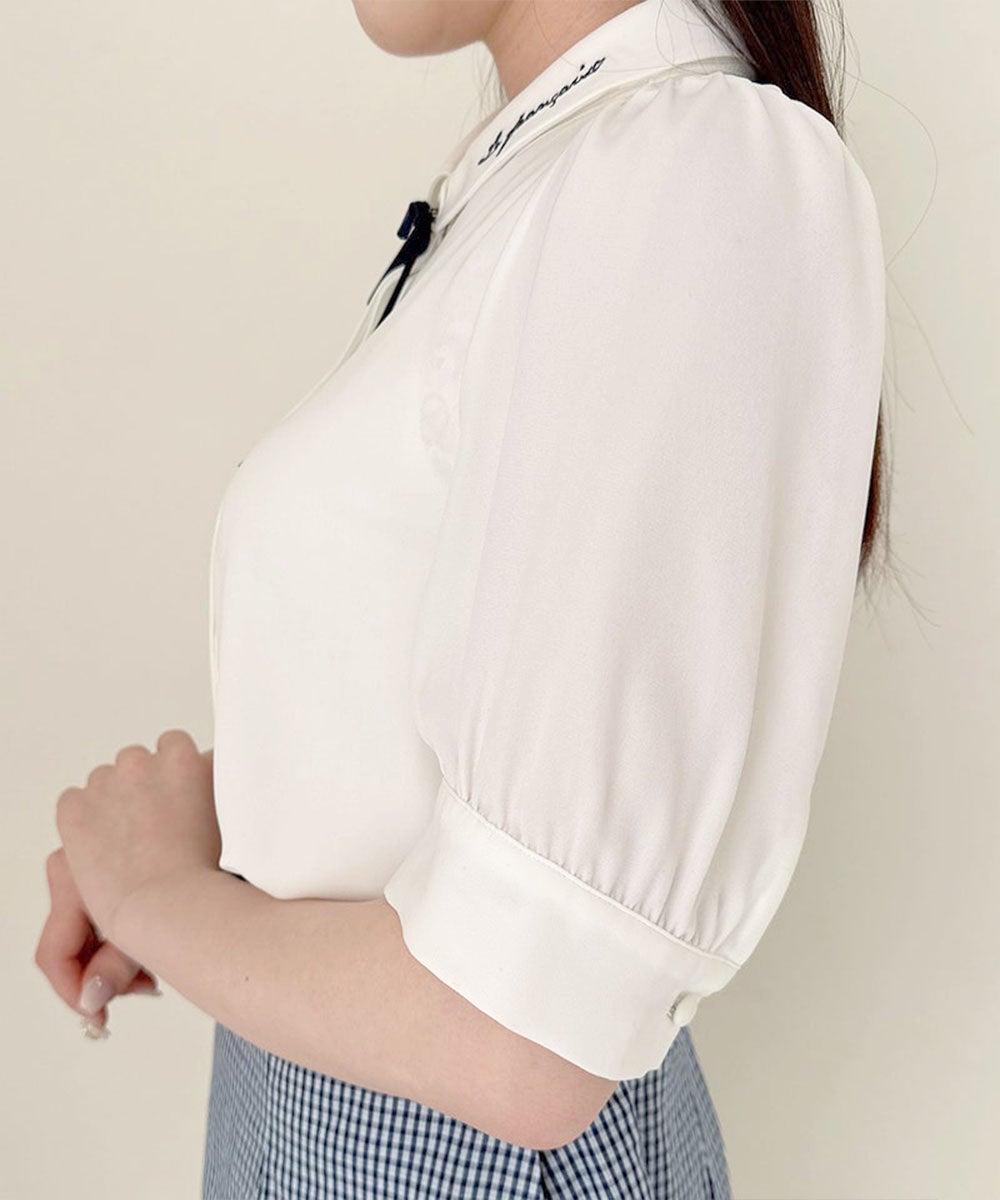 off white×navy / 158cm