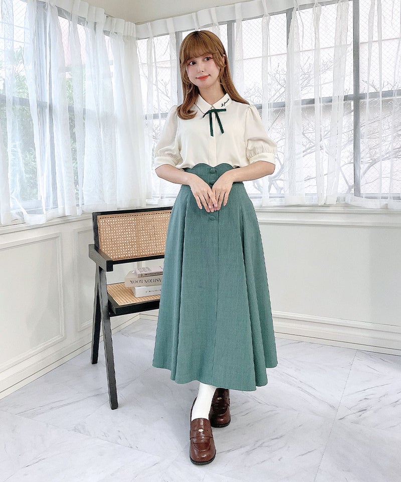 ivory×green / 152cm