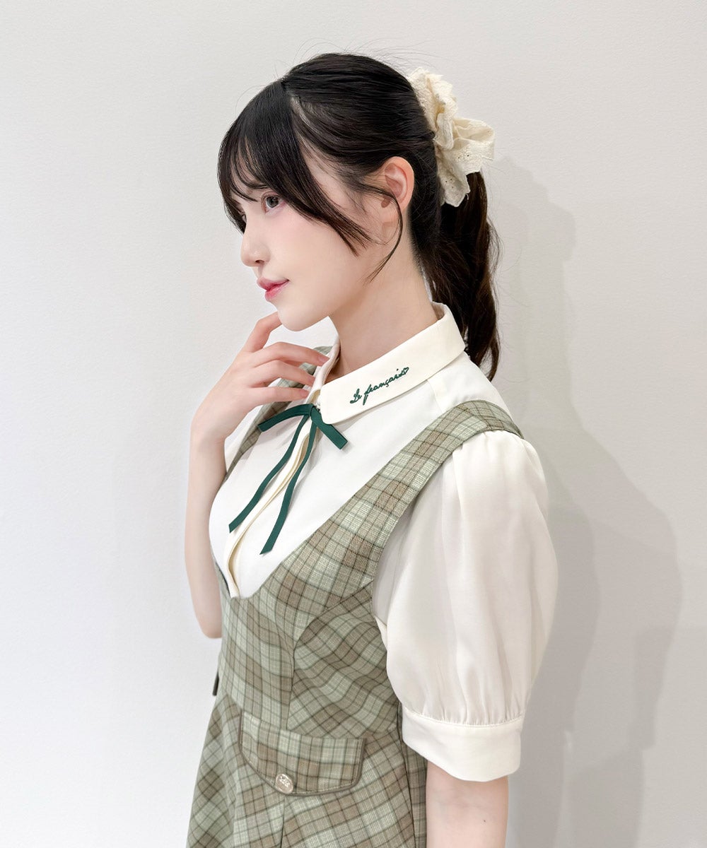 ivory×green / 157cm