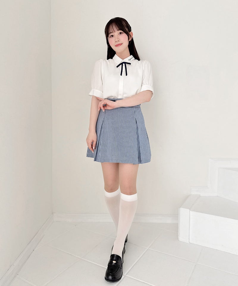 off white×navy / 158cm