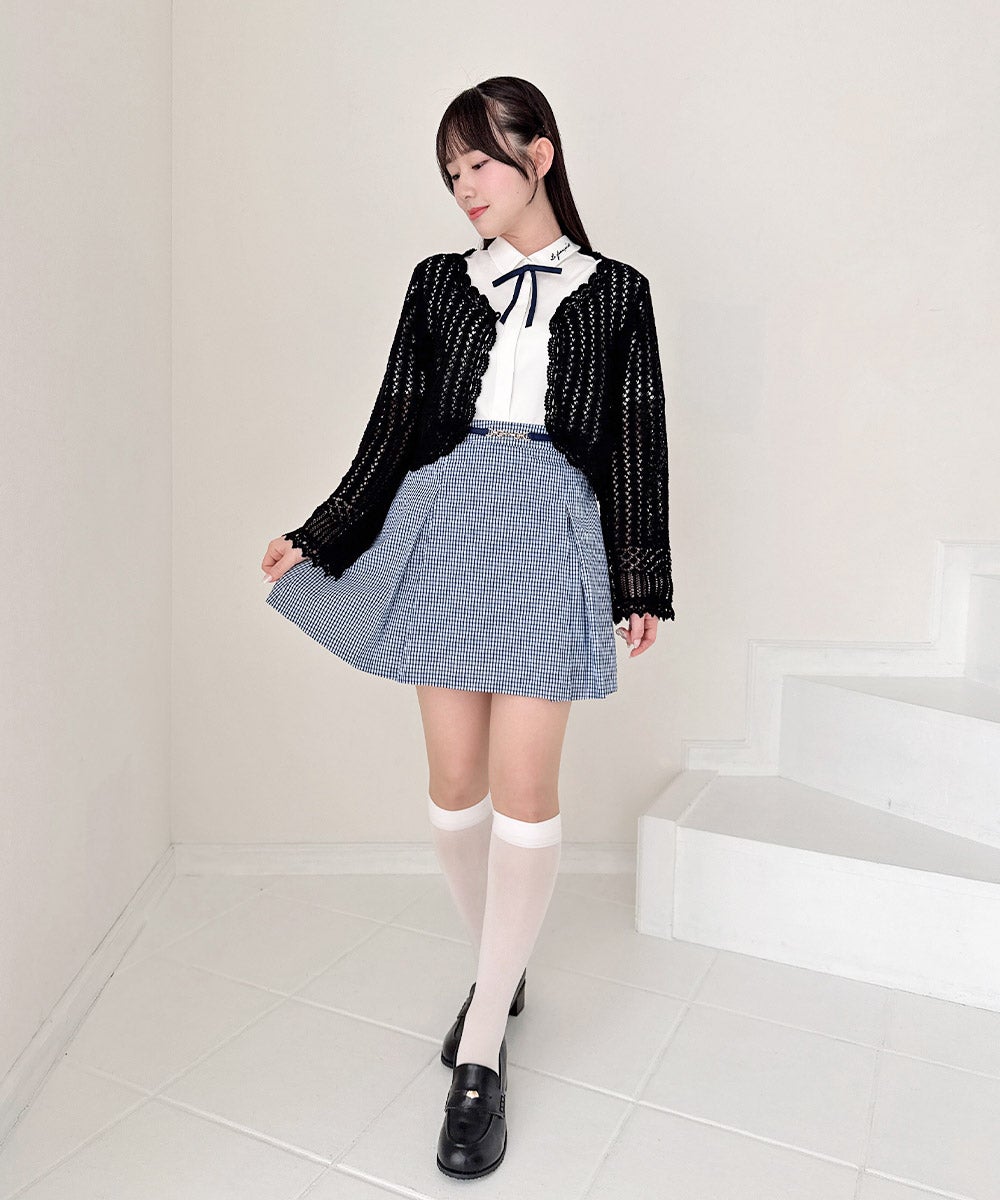 off white×navy / 158cm