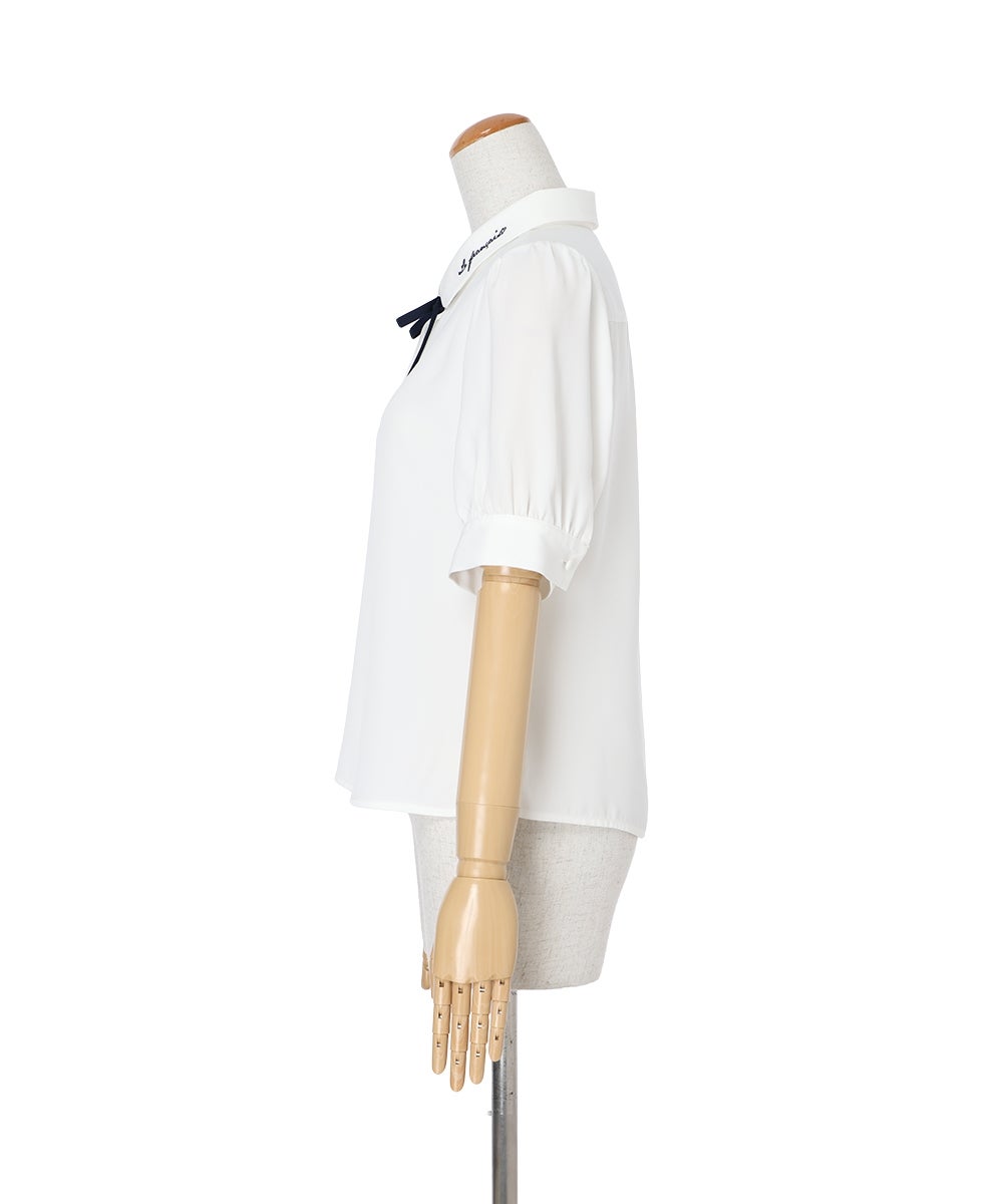 サイド (off white×navy)