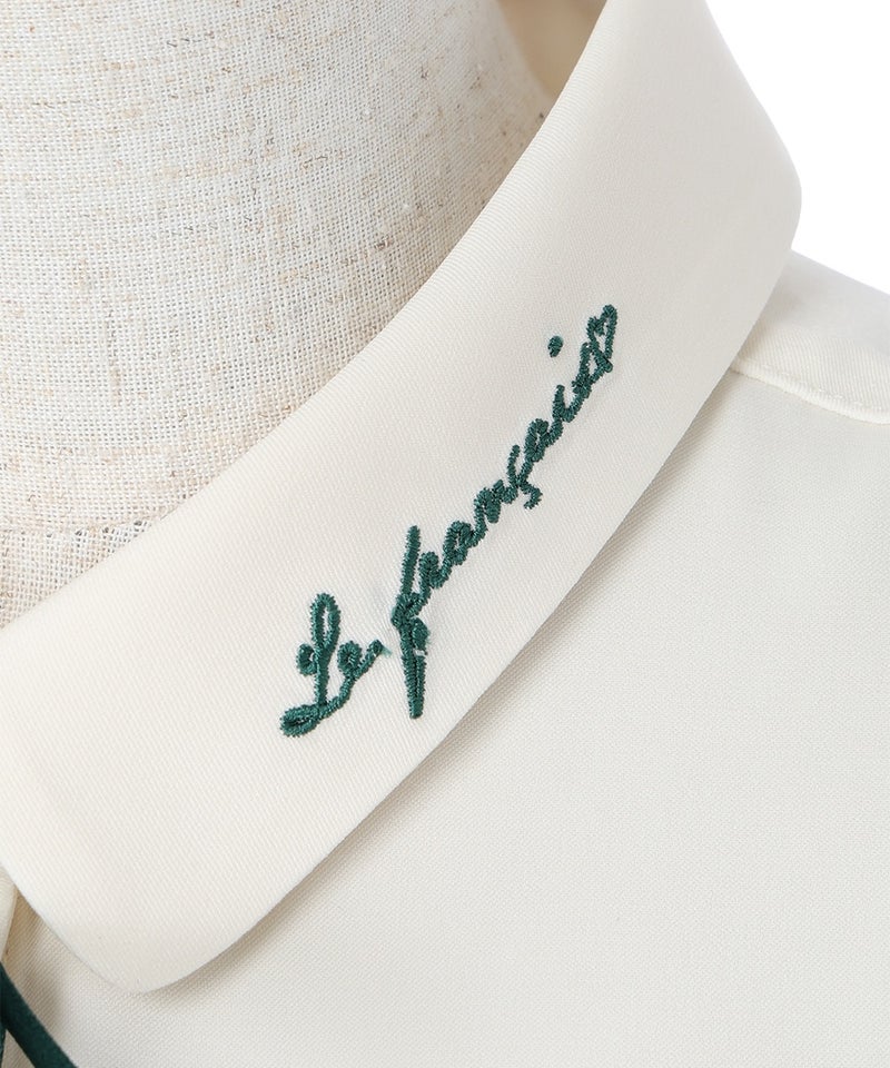 刺繍 (ivory×green)