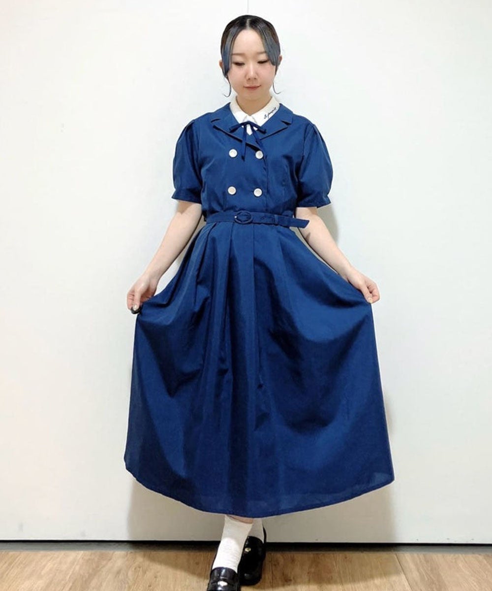 navy / 149cm / ブラウスとのレイヤード