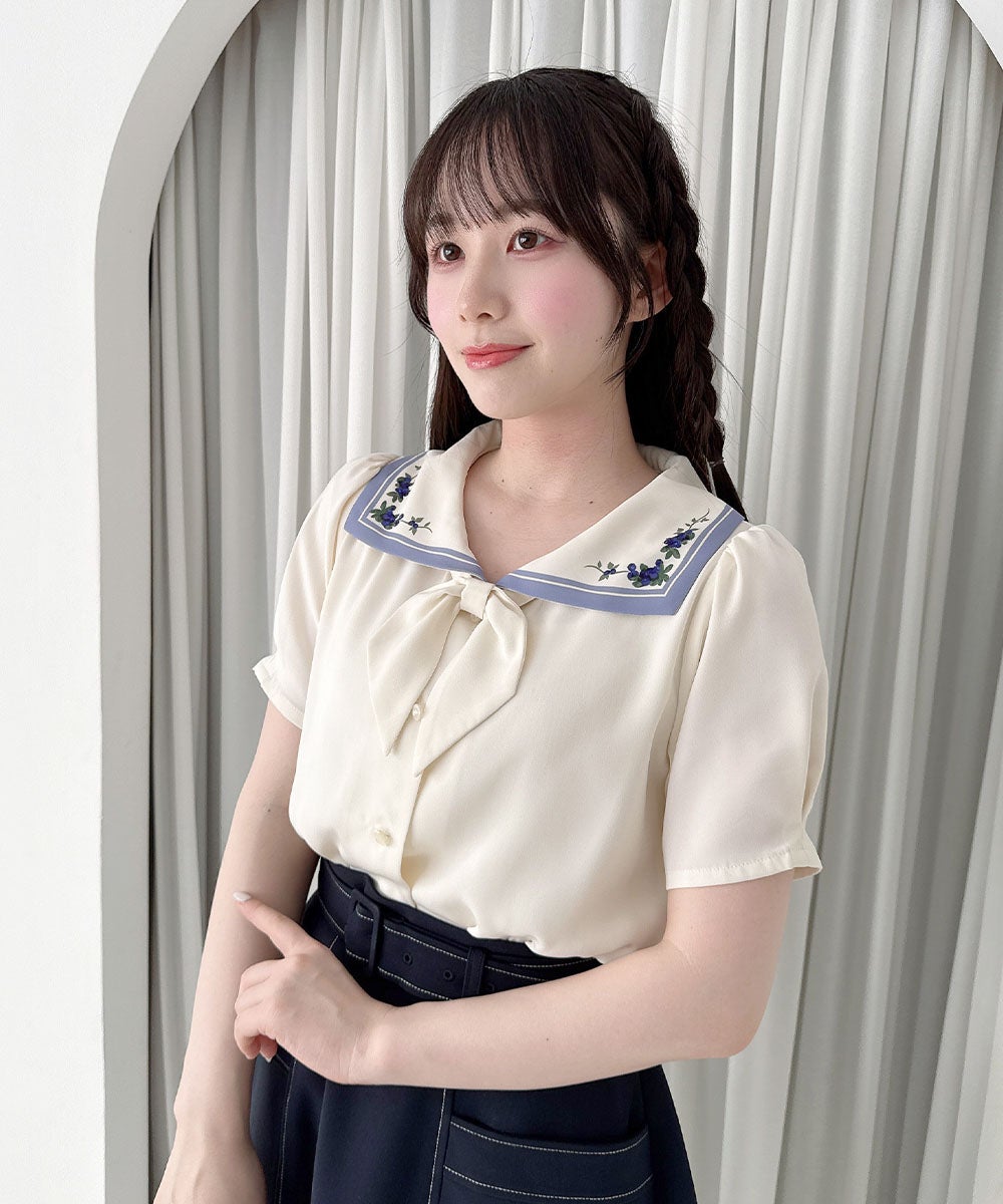 ivory×blue / 158xm