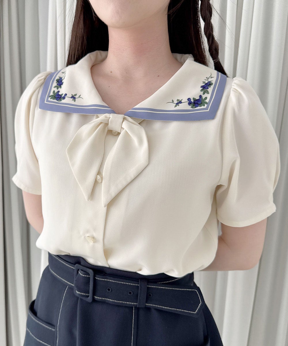 ivory×blue / 158xm