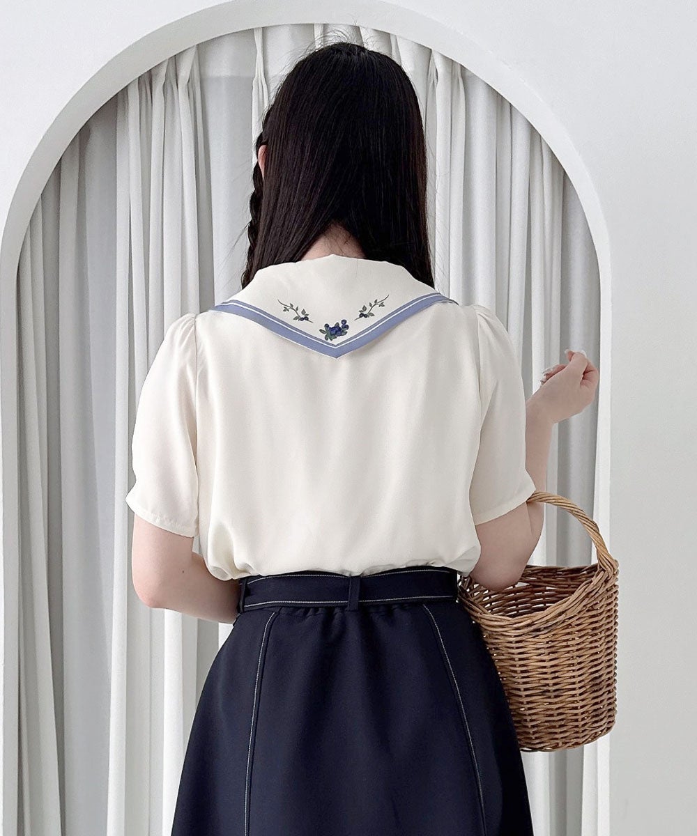 ivory×blue / 158xm
