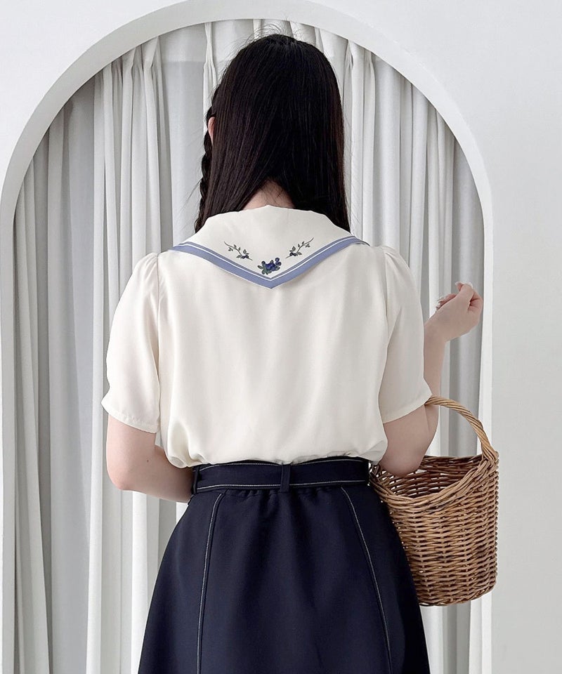 ivory×blue / 158xm