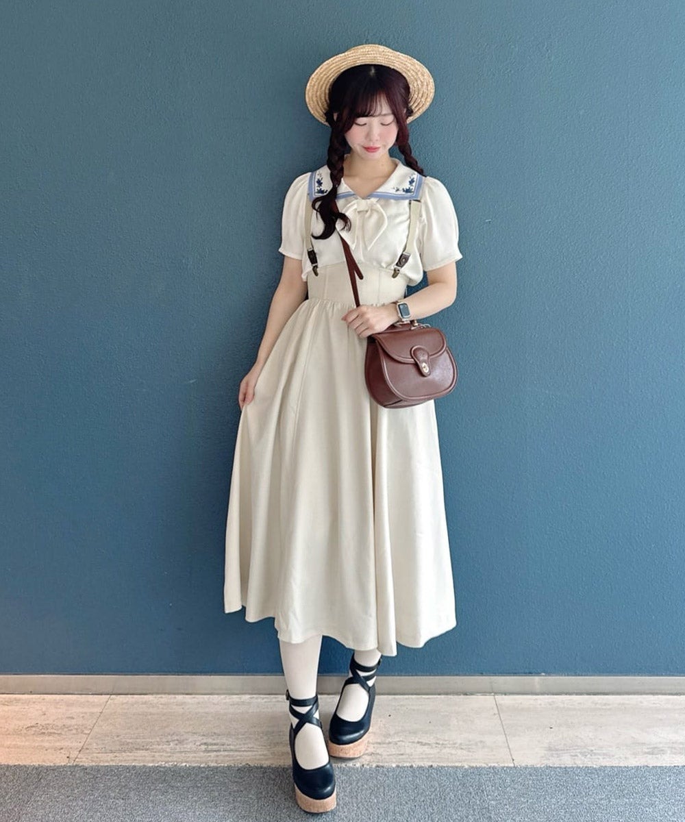 ivory×blue / 160cm