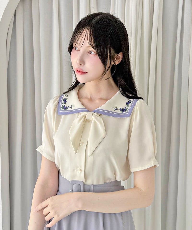 ivory×blue / 157cm