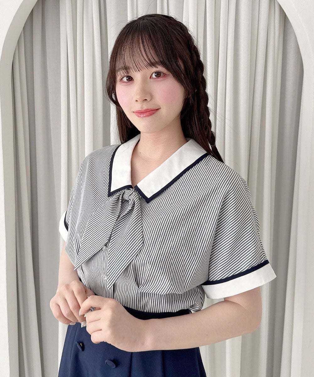 navy×white / 158cm