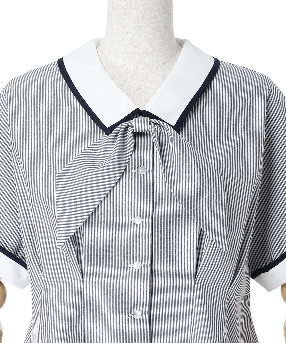 フロントアップ (navy×white)