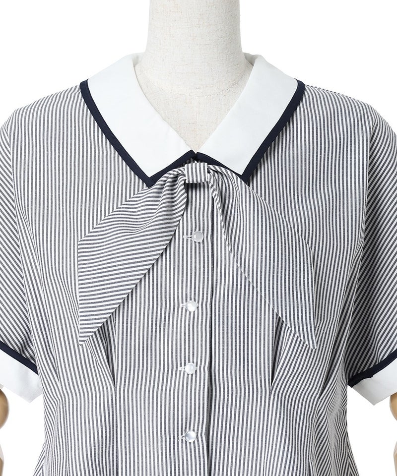 フロントアップ (navy×white)