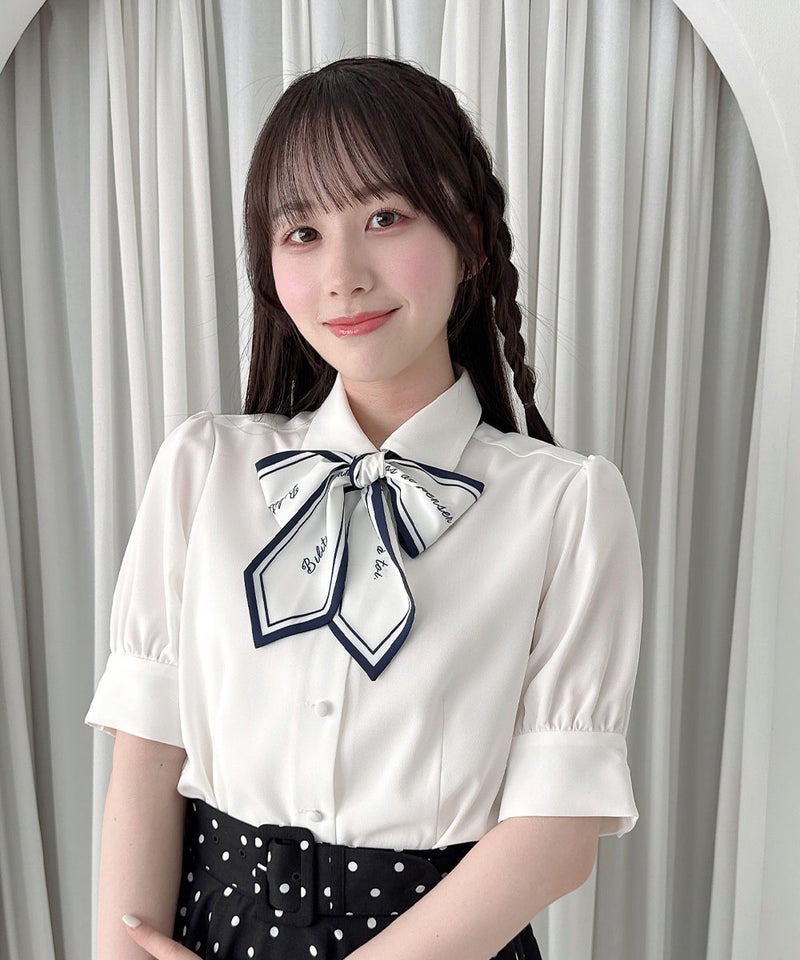 off white×navy / 158cm