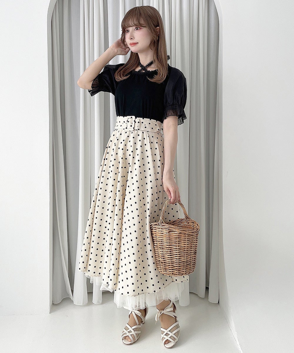 ivory×black / 152cm