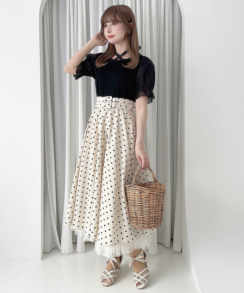 ivory×black / 152cm