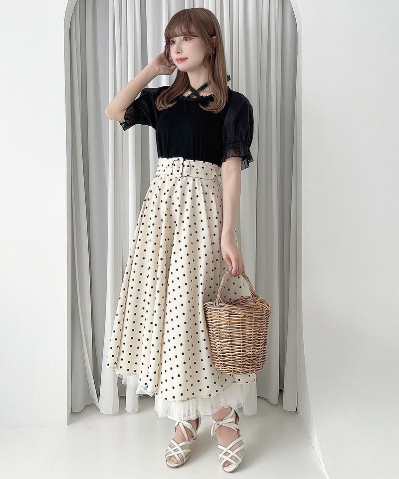 ivory×black / 152cm