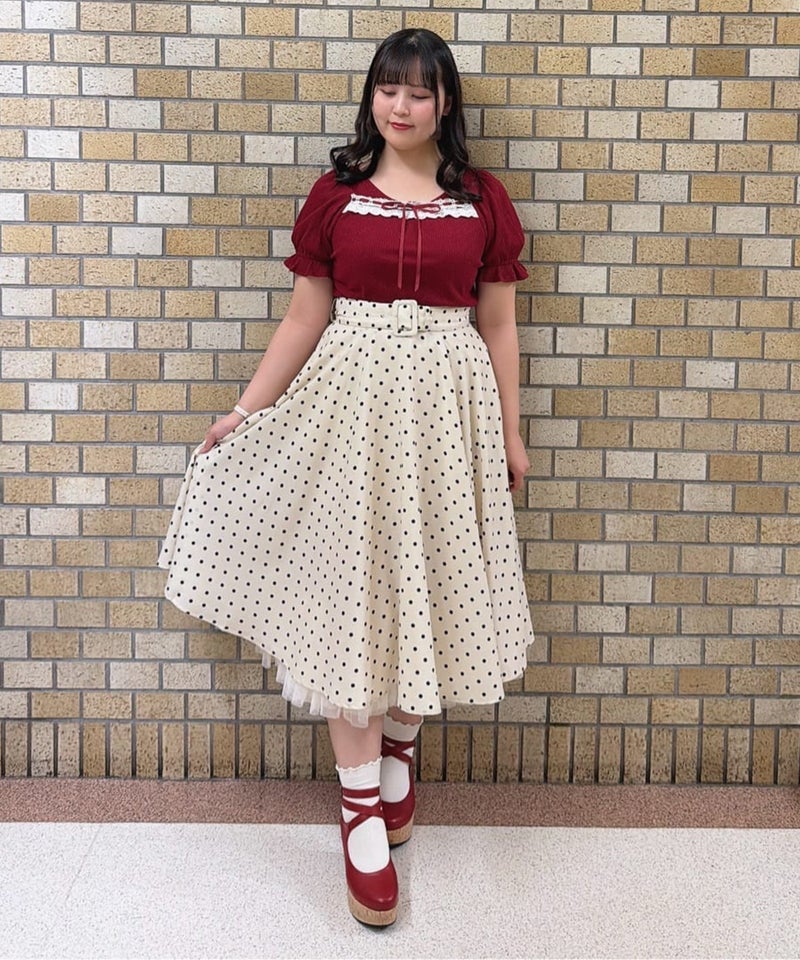 ivory×black / 158cm / 着用サイズ：2