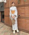 off white×green / 165cm