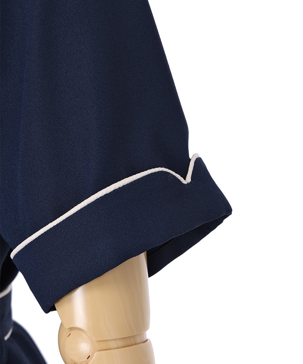 袖 (navy)