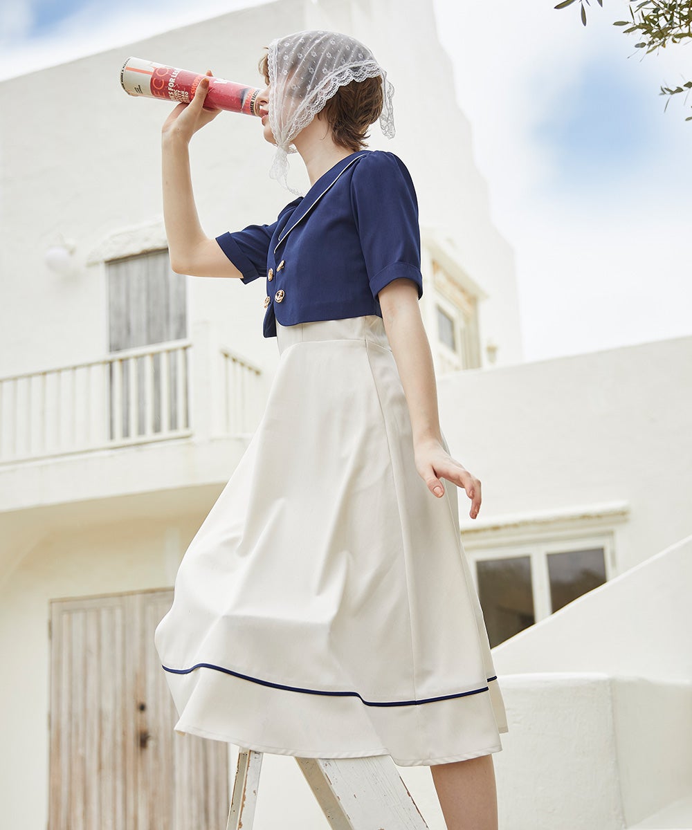 navy×white / 168cm