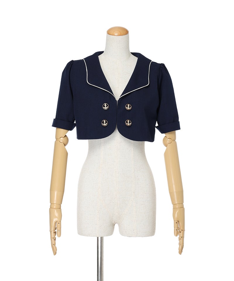 ジャケット (navy×white)