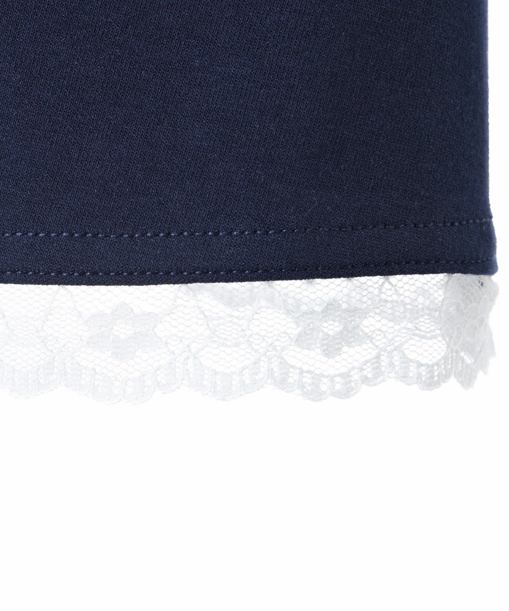 レース (navy)