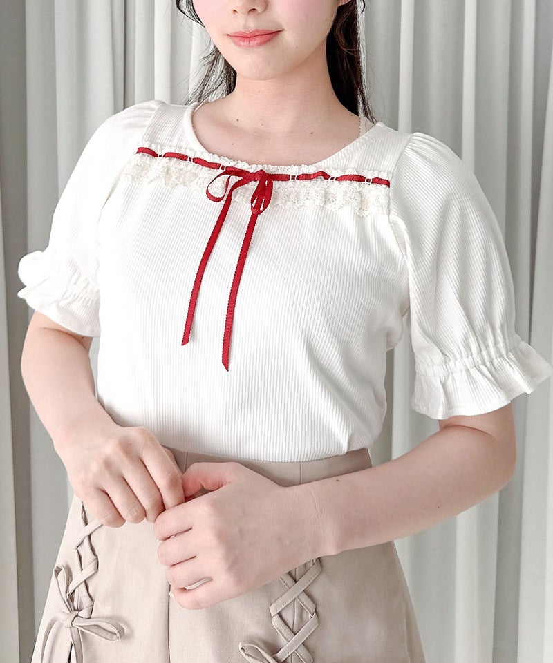 off white×red / 158cm