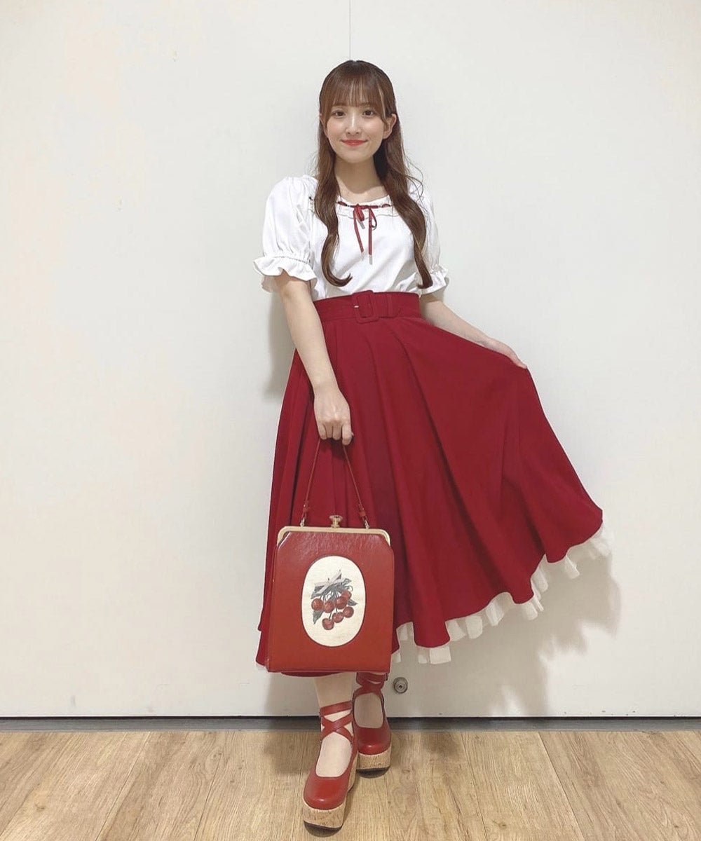 off white×red / 150cm