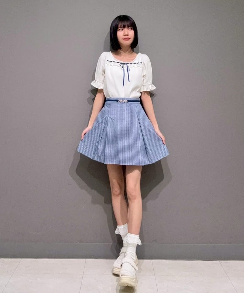 off white×navy / 165cm