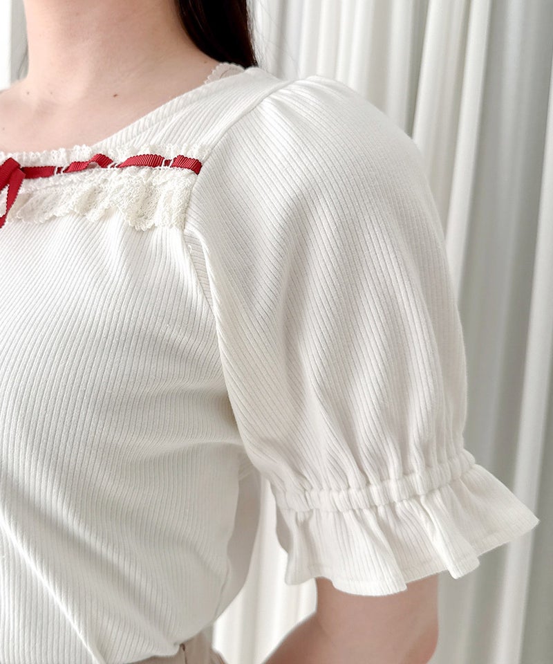 off white×red / 158cm
