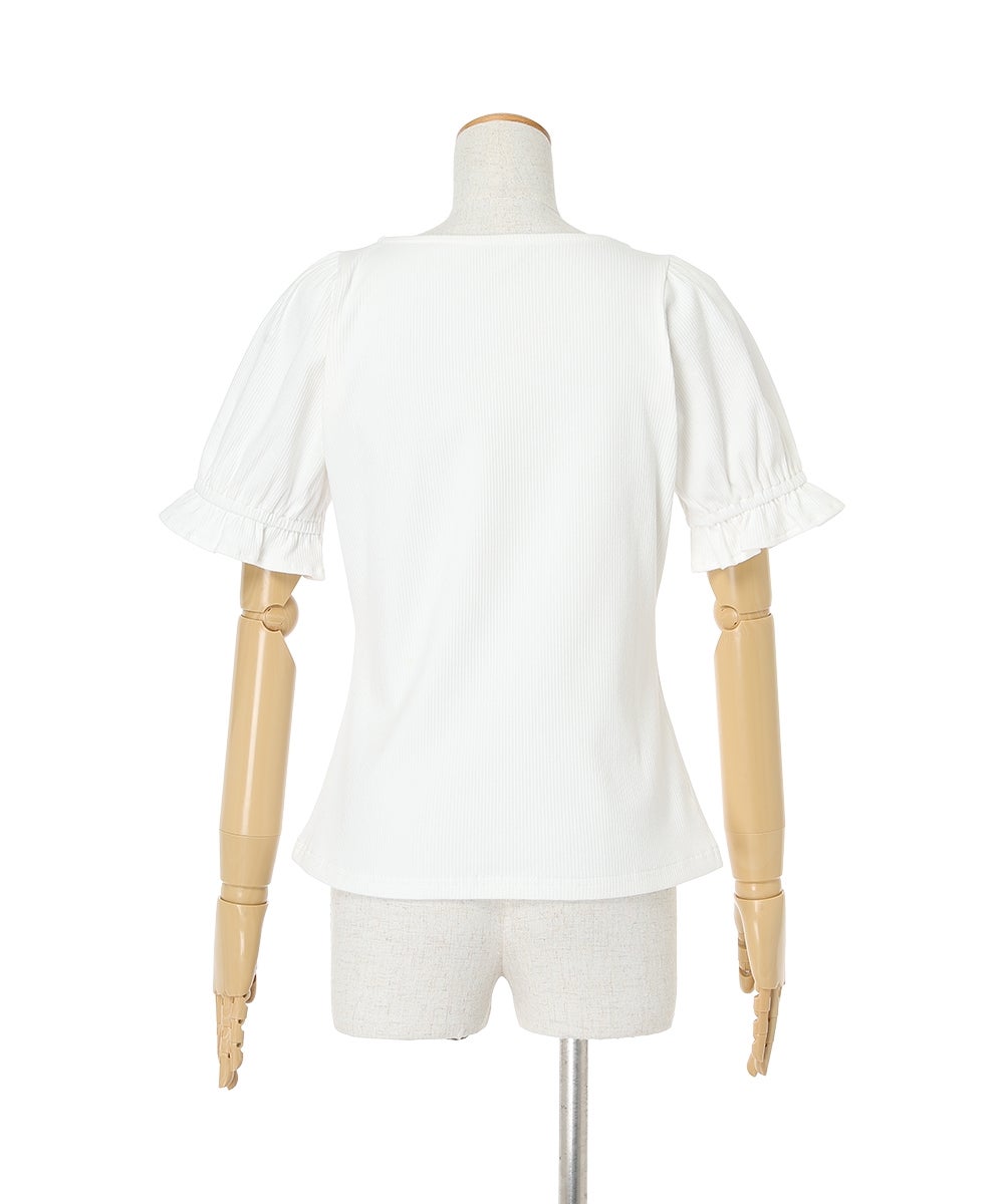 バック (off white×navy)
