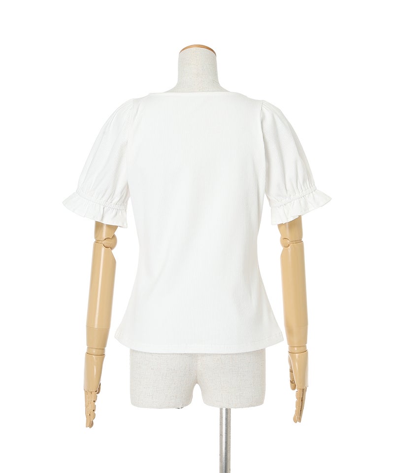 バック (off white×navy)