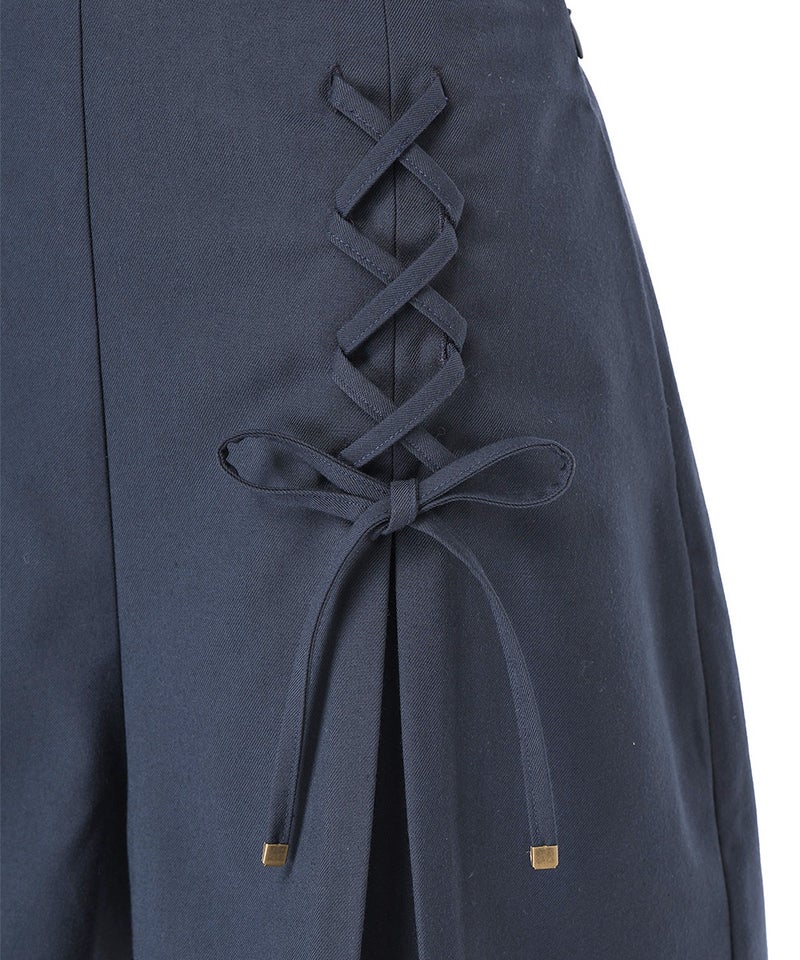 レースアップ （navy）