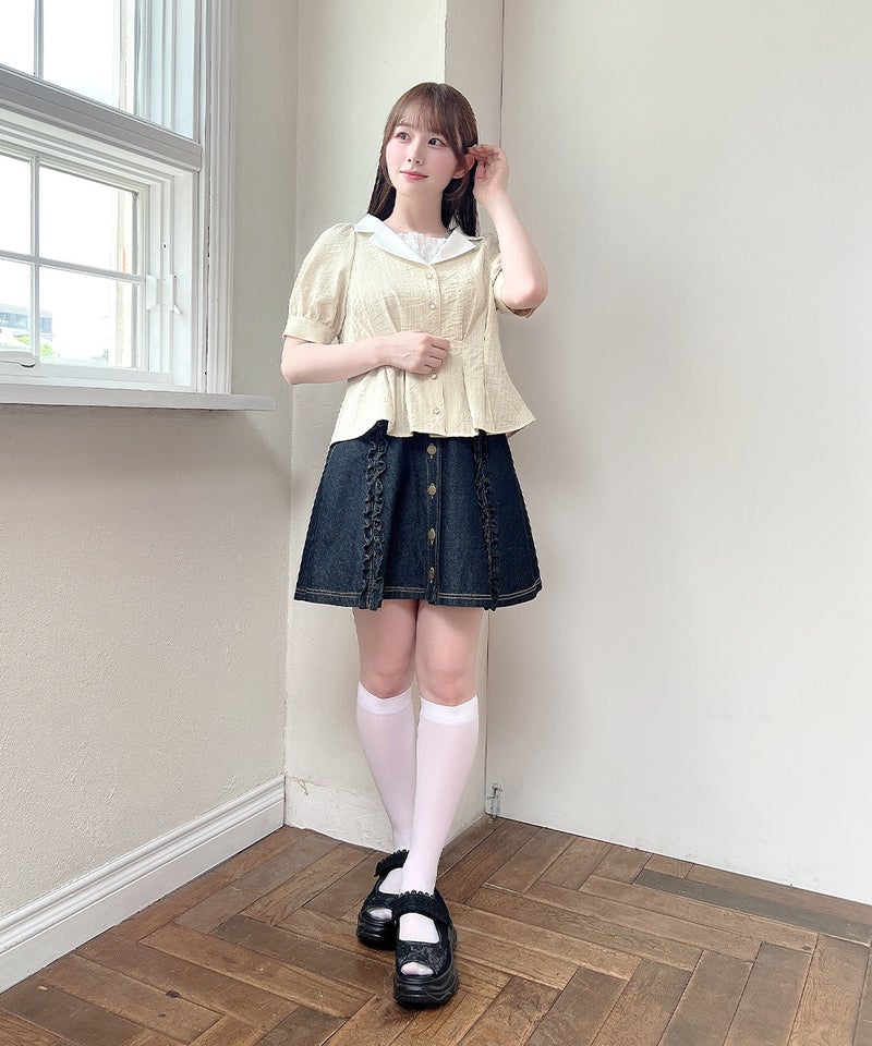 light beige / 158cm
