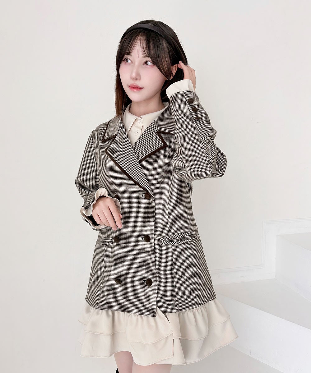 beige×gray / 157cm