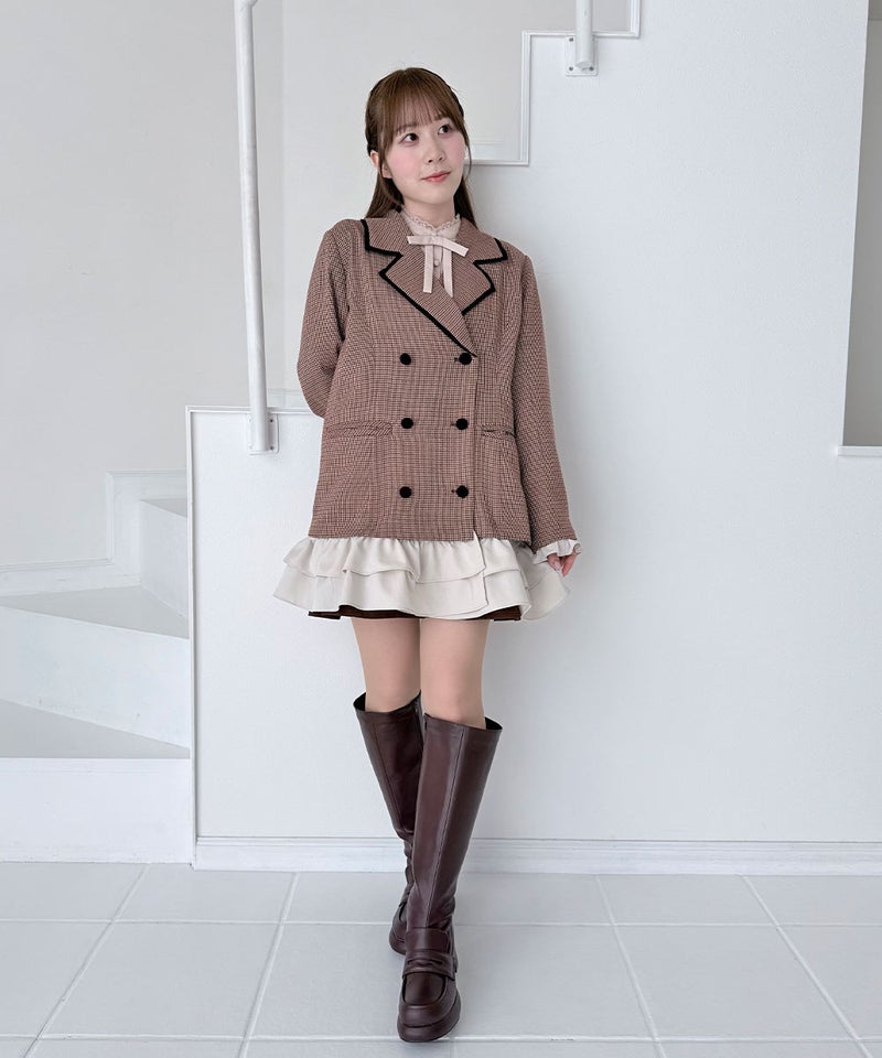beige×red / 158cm