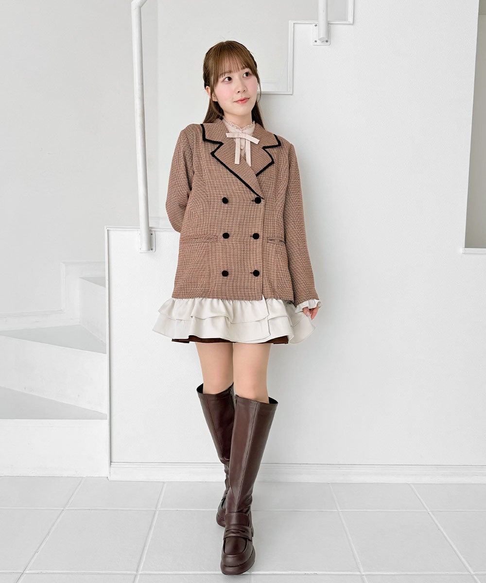 beige×red / 158cm