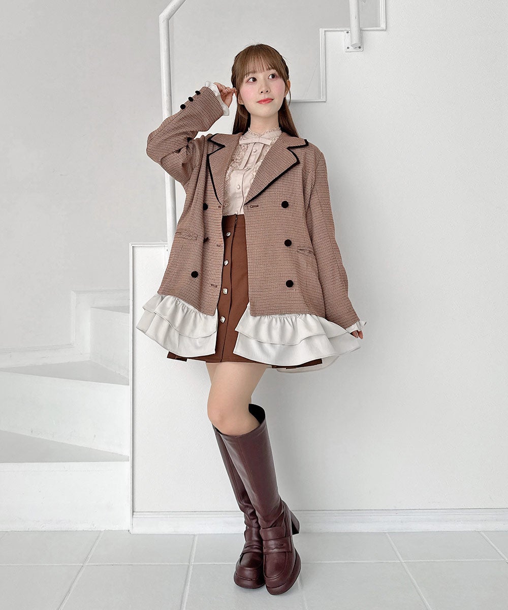 beige×red / 158cm