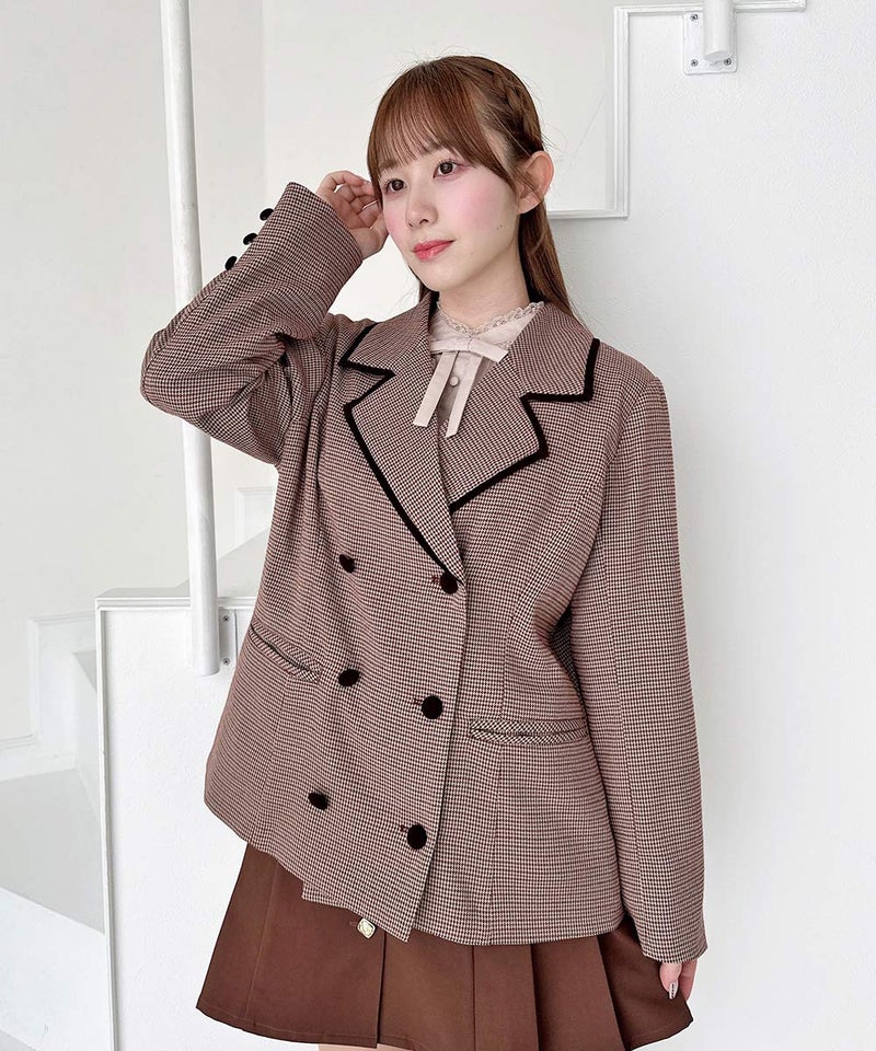 beige×red / 158cm / フリルを外した状態