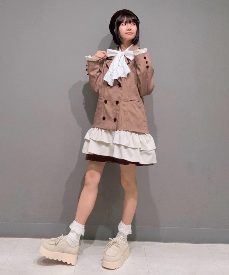 beige×red / 165cm