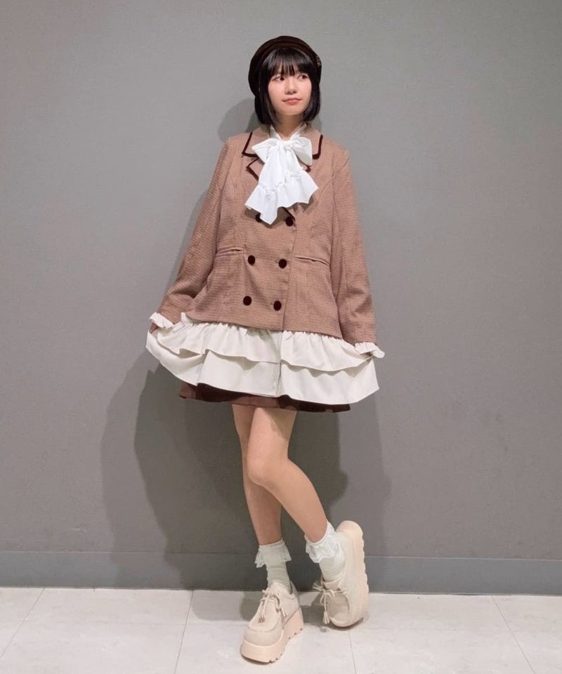 beige×red / 165cm
