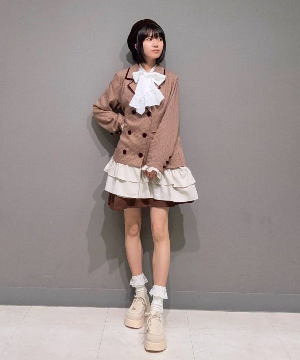 beige×red / 165cm
