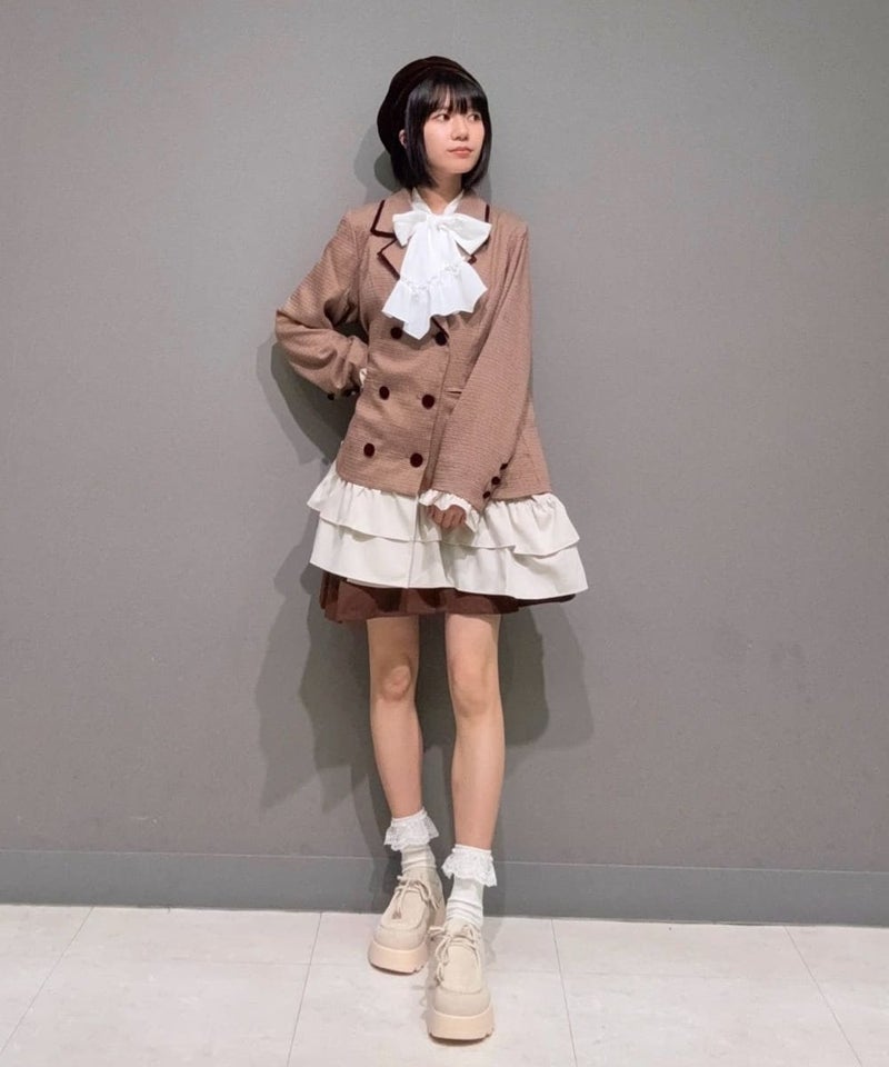 beige×red / 165cm