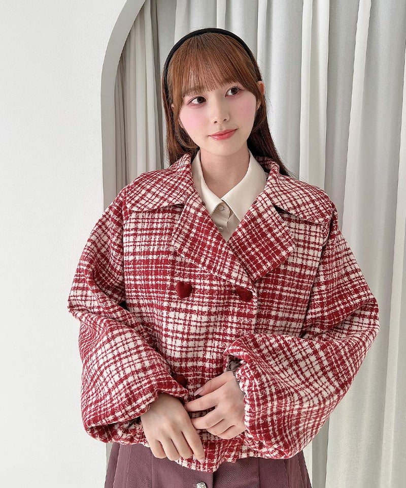 red / 158cm / ファーを外した状態