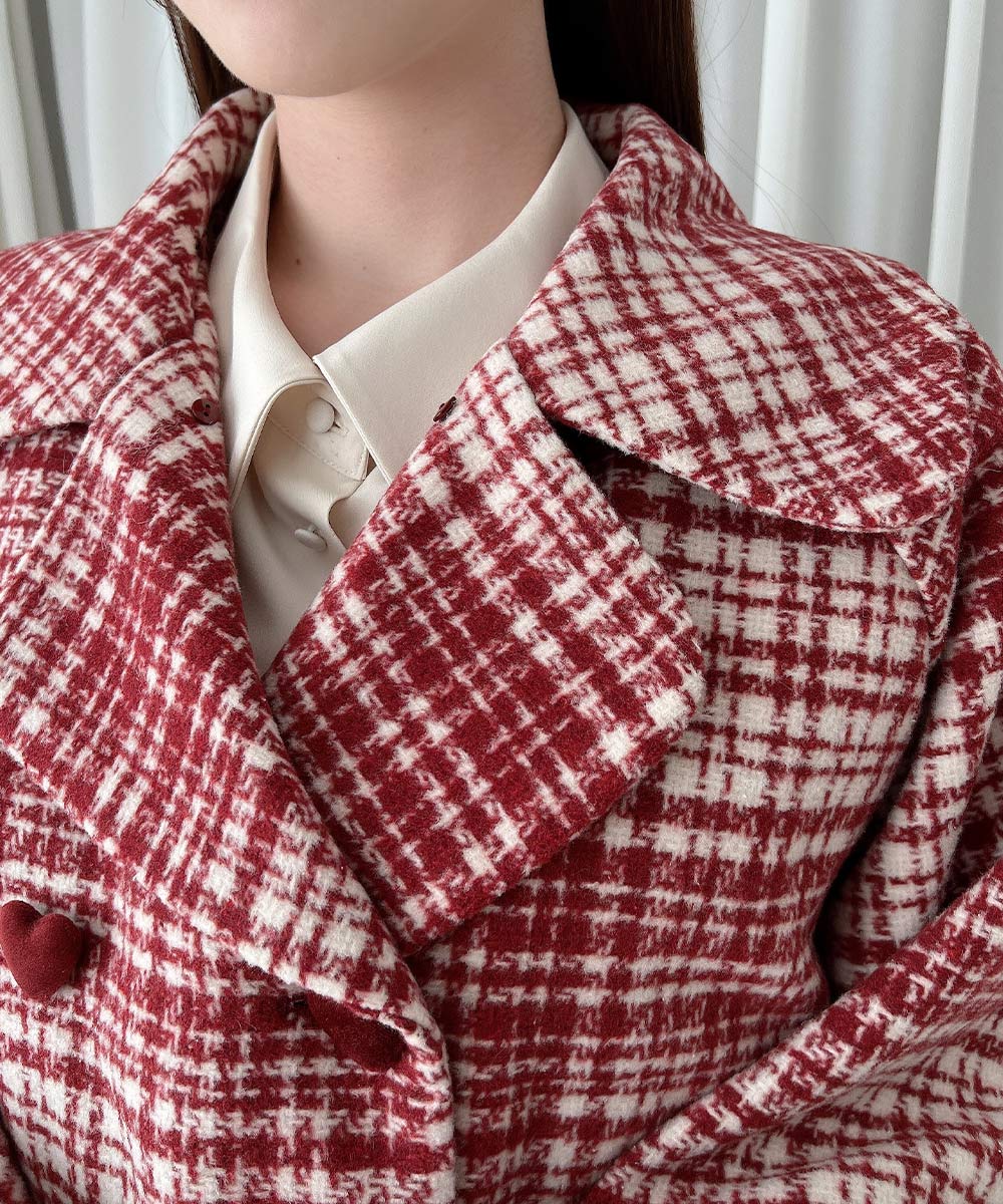 red / 158cm / ファーを外した状態